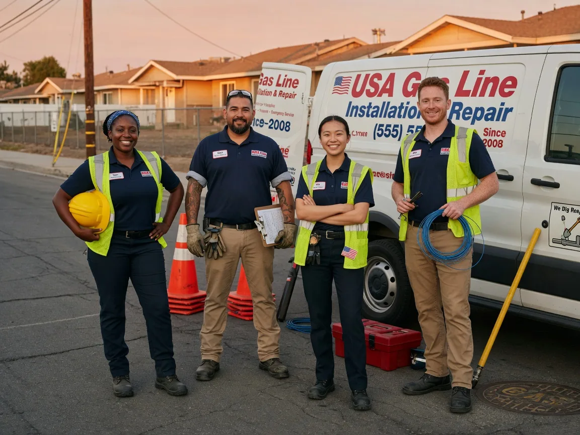 Gas Line Installation company in Osnabrock, ND